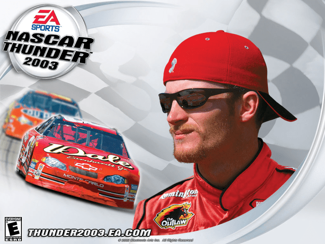 NASCAR Thunder 2003 title screen for Xbox